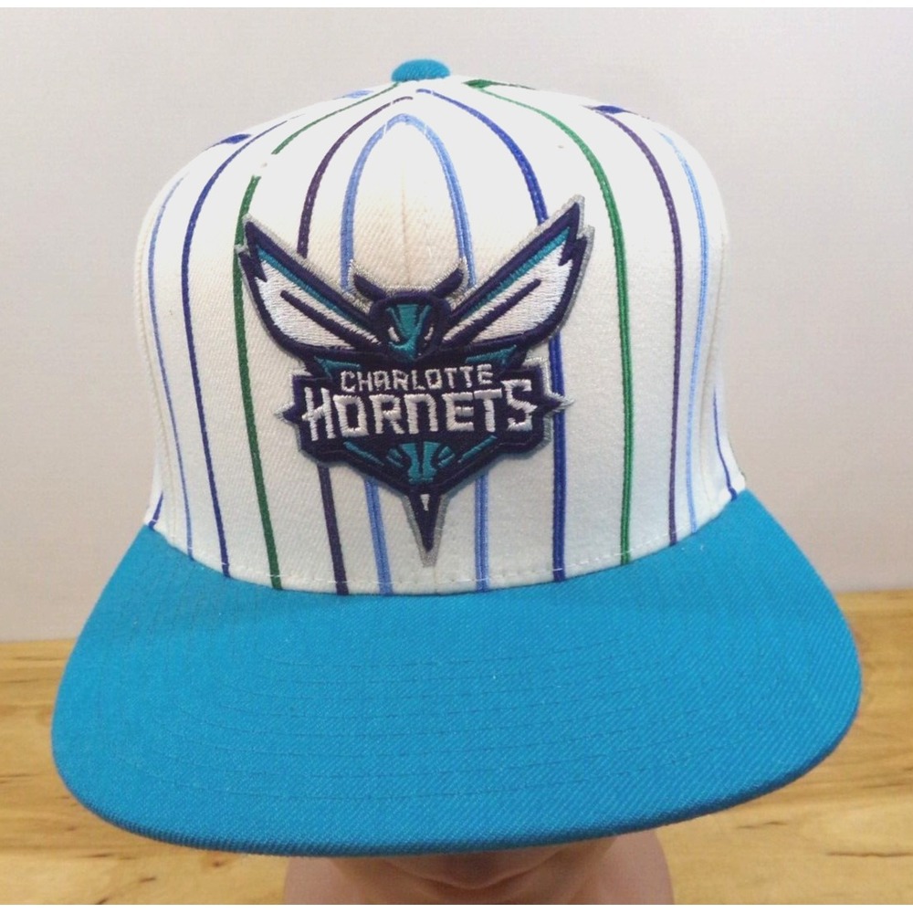 Mitchell & Ness Cap Hat NBA Charlotte‎ Hornets Fitted Size 7 1/4"